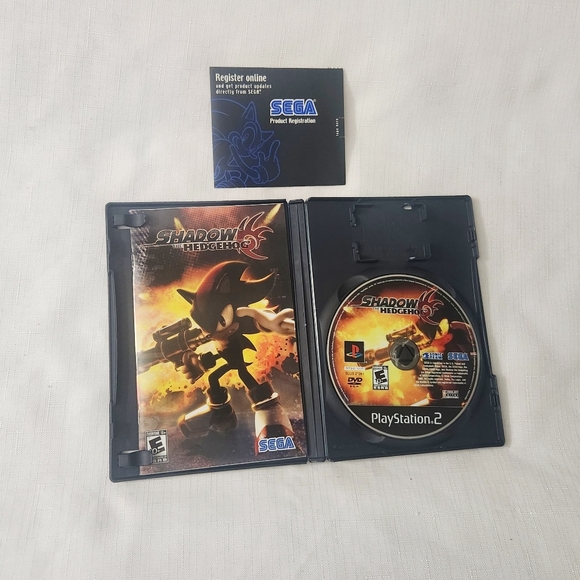 ‼️SOLD‼️ Sony PlayStation 2 Shadow the Hedgehog PS2 CIB Tested With Registration - Picture 12 of 12